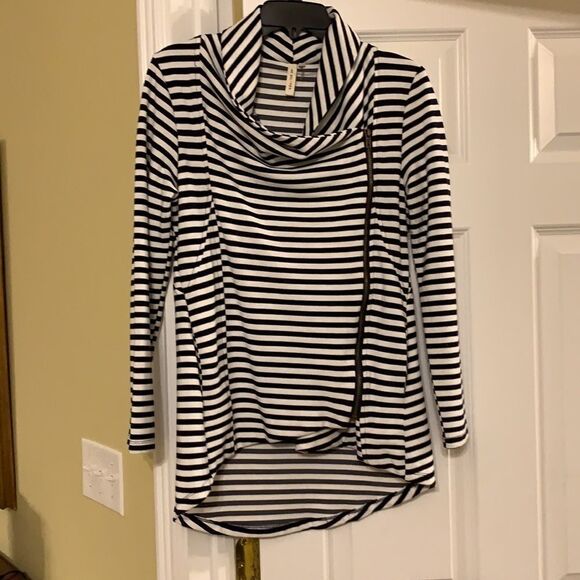 My Beloved size medium striped jacket/wrap - Picture 3 of 9